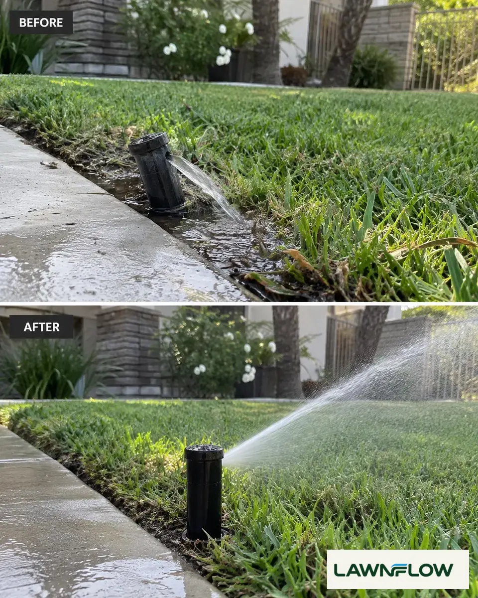 Fixed spray nozzle replacement