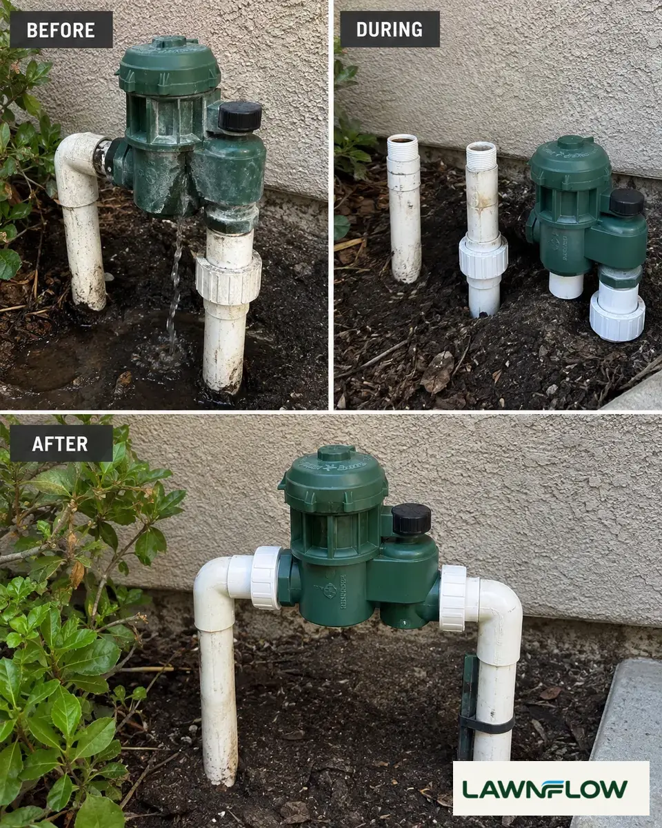 Underground irrigation line installation